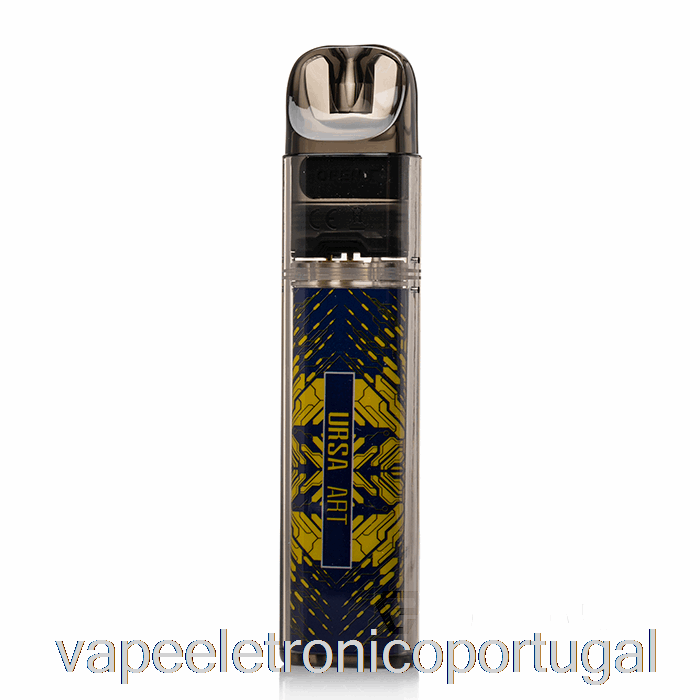 Vape Eletrônico Perdido Vape Ursa Nano Art 18w Pod Kit Azul Stella X Kaleido Art